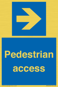 Pedestrian access